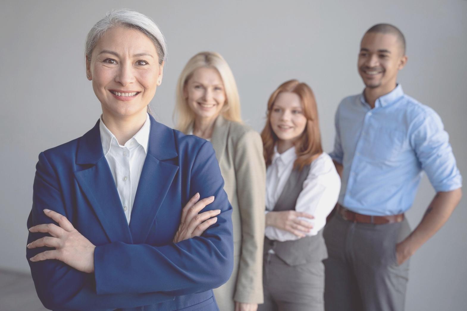 Modern workspace showing financial planning materials and collaborative environment